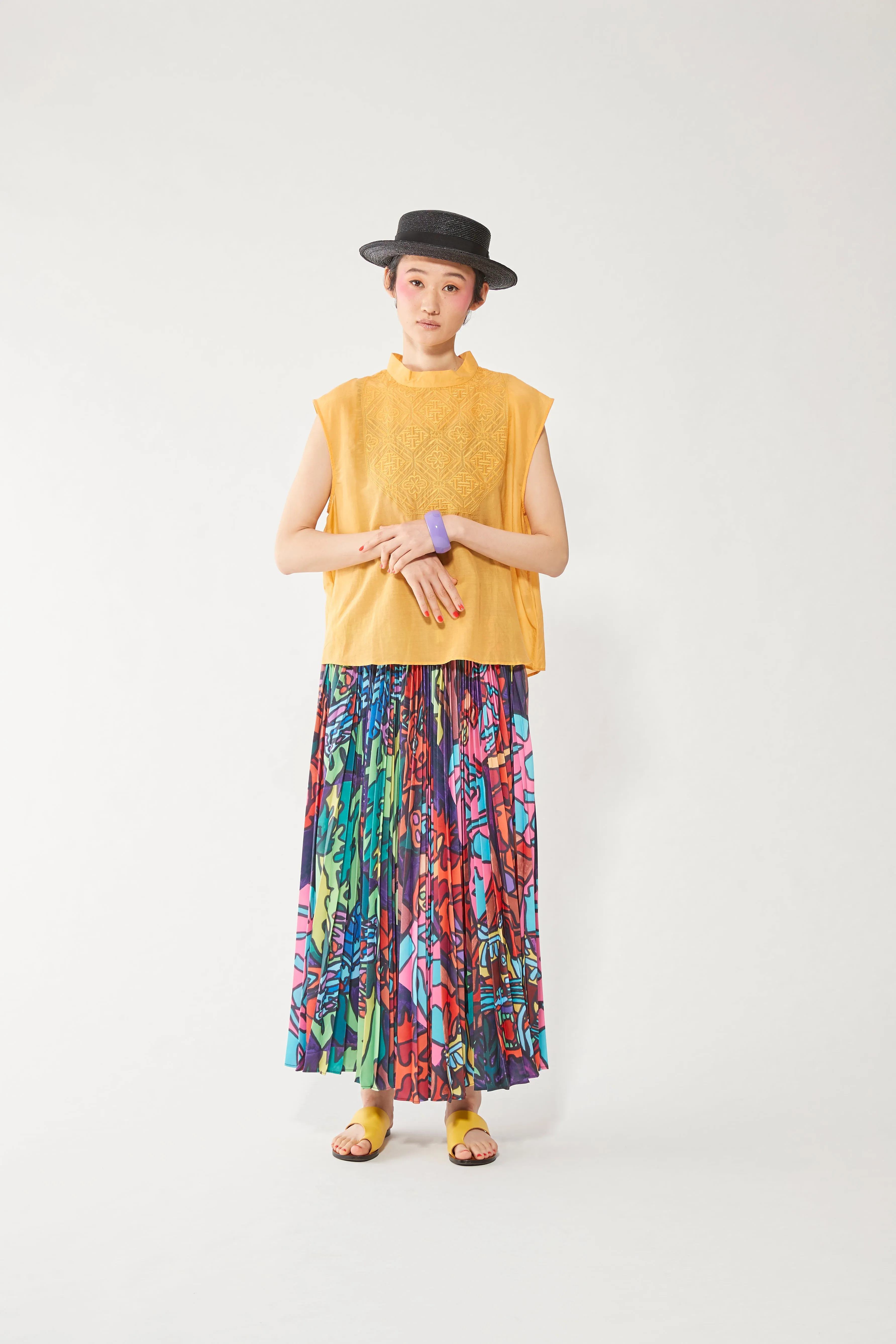 CANACO | Pleated Skirt
