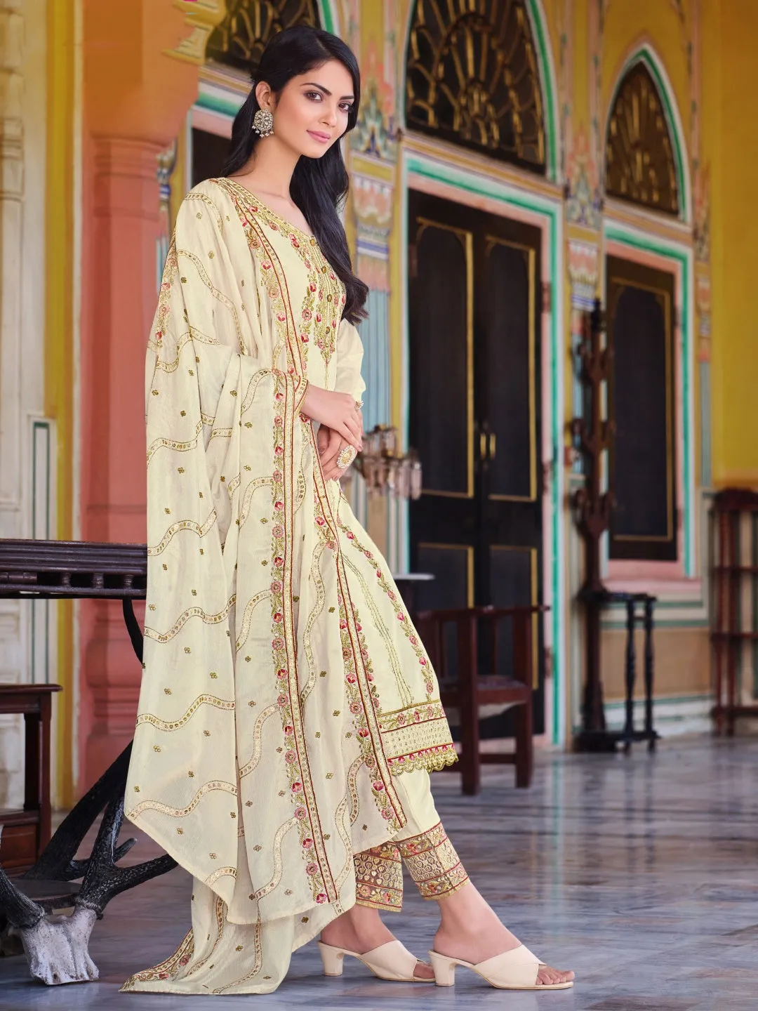 Chinnon Chiffon Embroidery