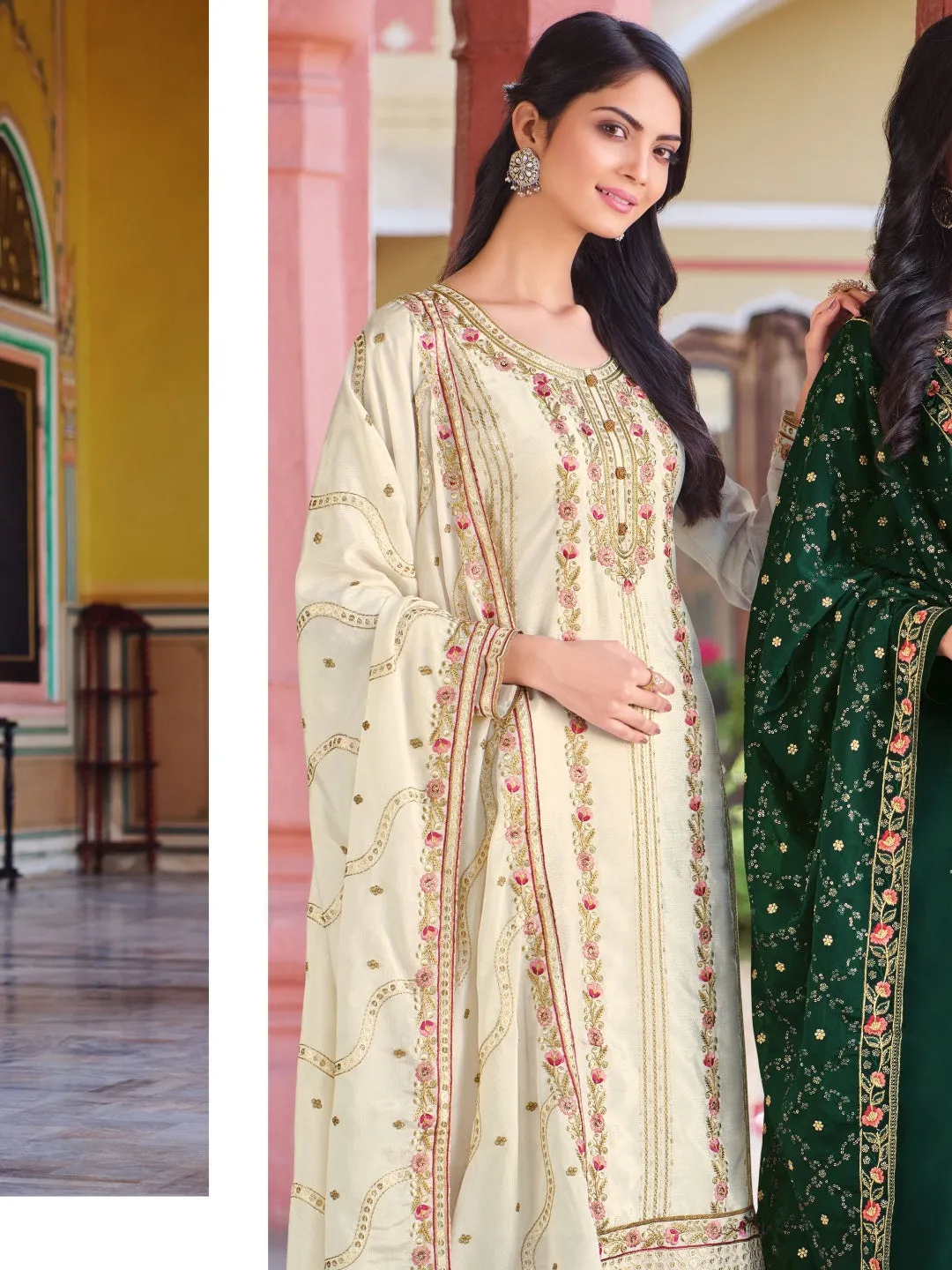 Chinnon Chiffon Embroidery