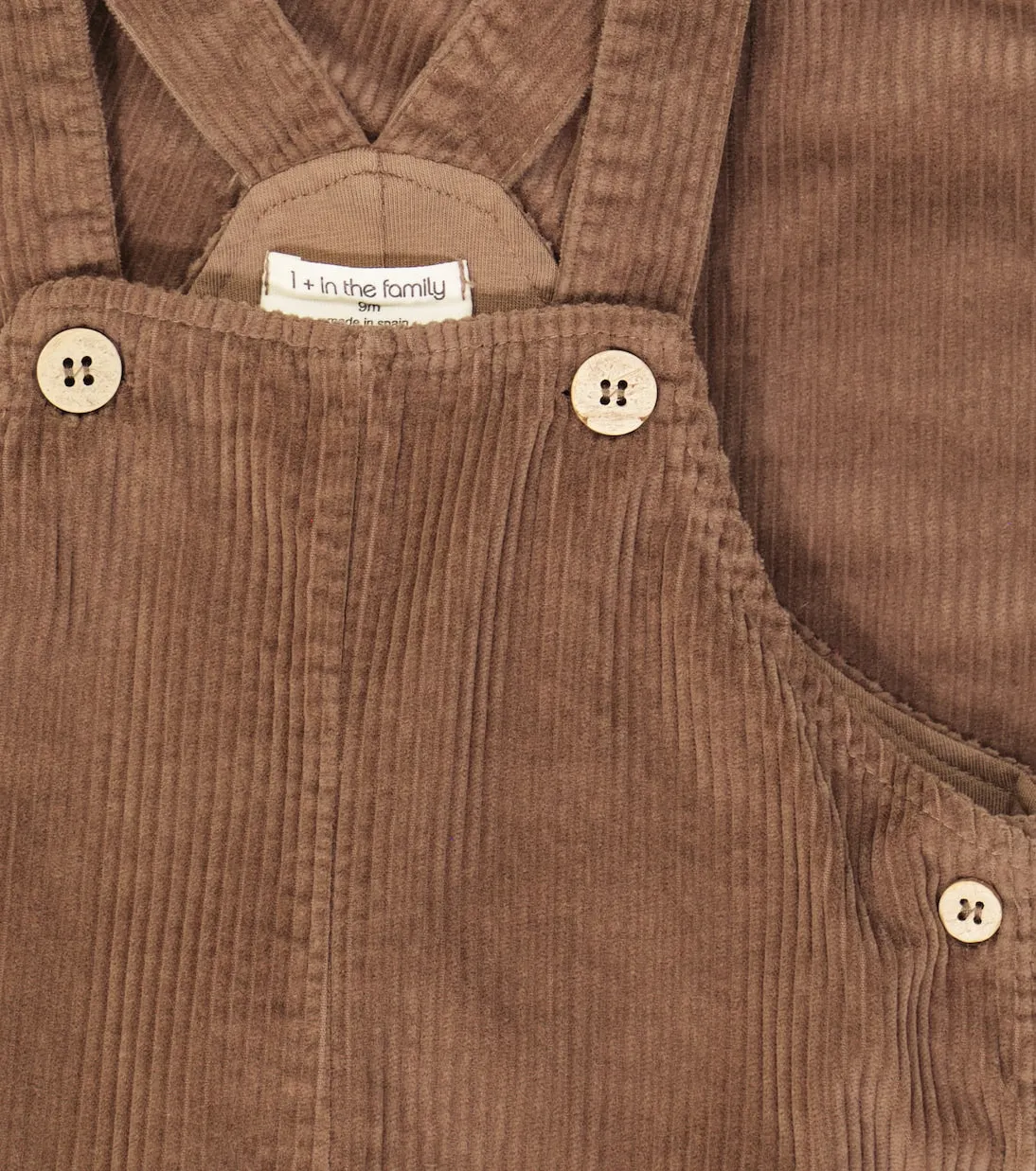 Corduroy baby pieter jumpsuit 1   In The Family, brown