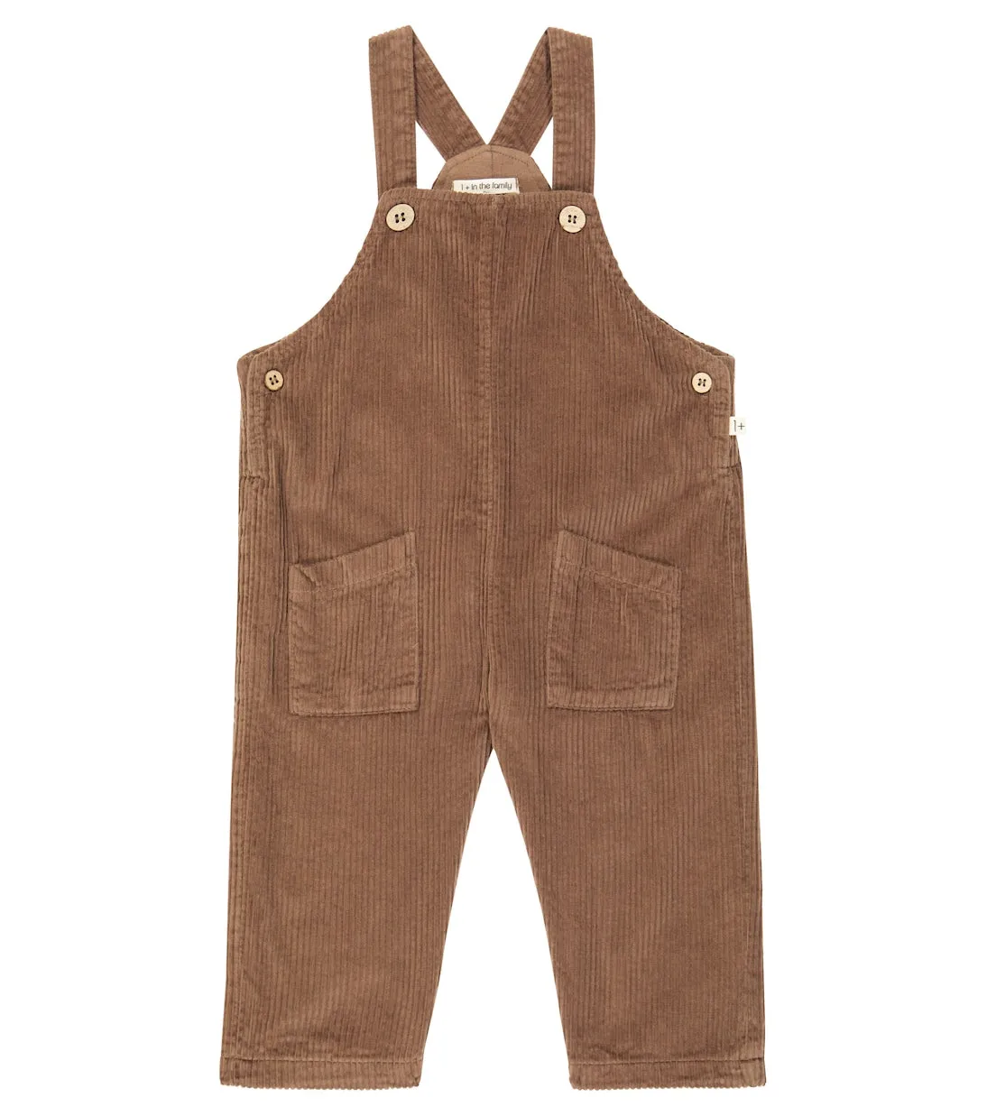 Corduroy baby pieter jumpsuit 1   In The Family, brown