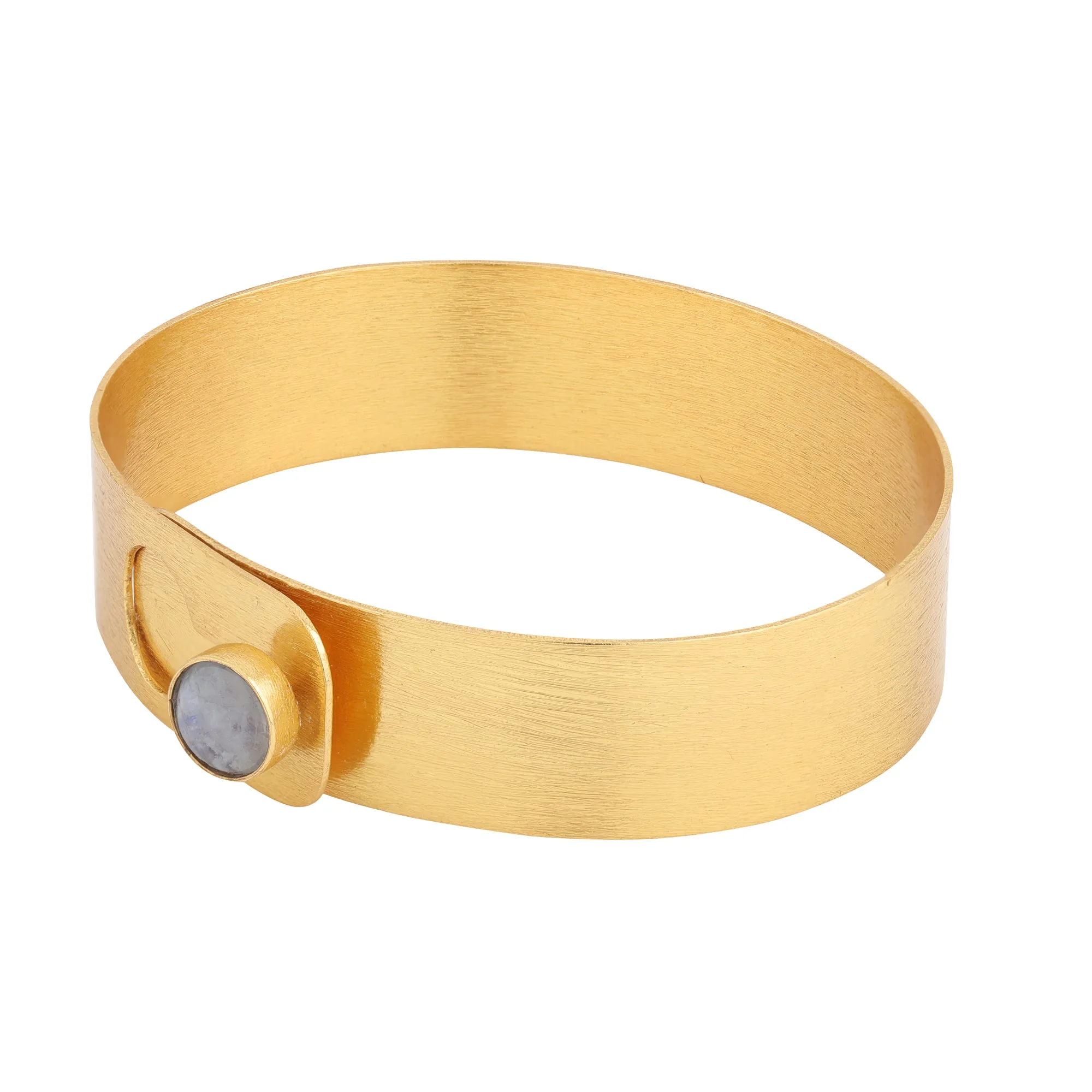 Cuff - Keyhole Slim - Moonstone