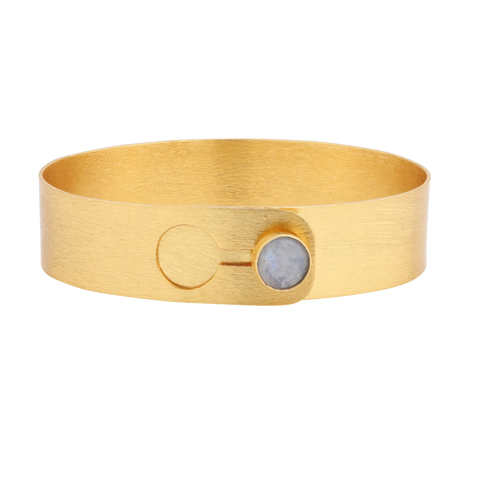Cuff - Keyhole Slim - Moonstone
