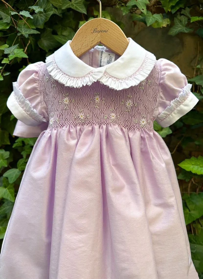 Daisies handmade smock dress