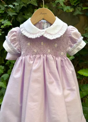 Daisies handmade smock dress
