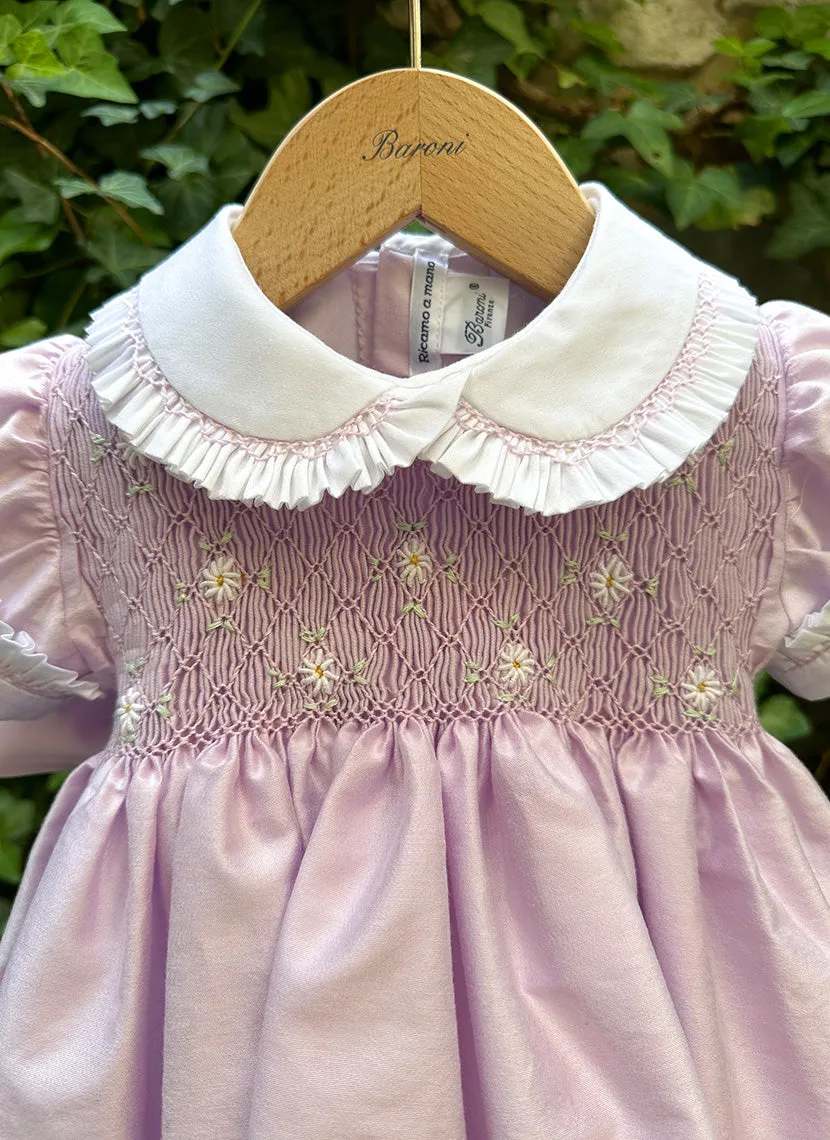 Daisies handmade smock dress