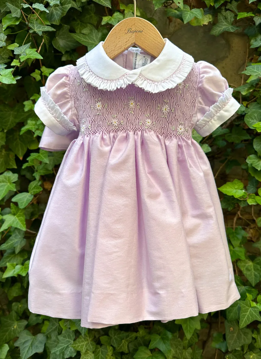 Daisies handmade smock dress