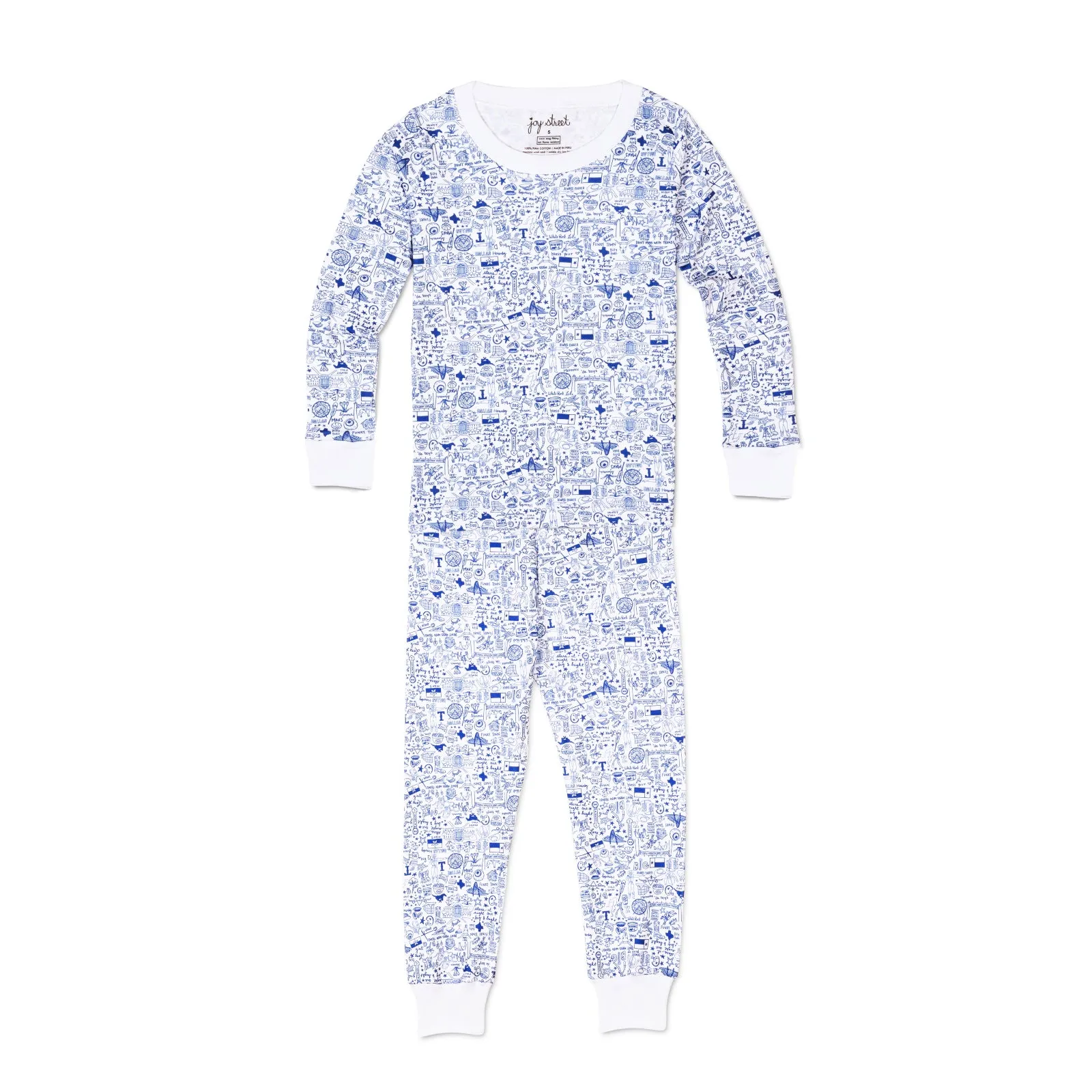 Dallas-Fort Worth Two Piece Kids Pajamas v1