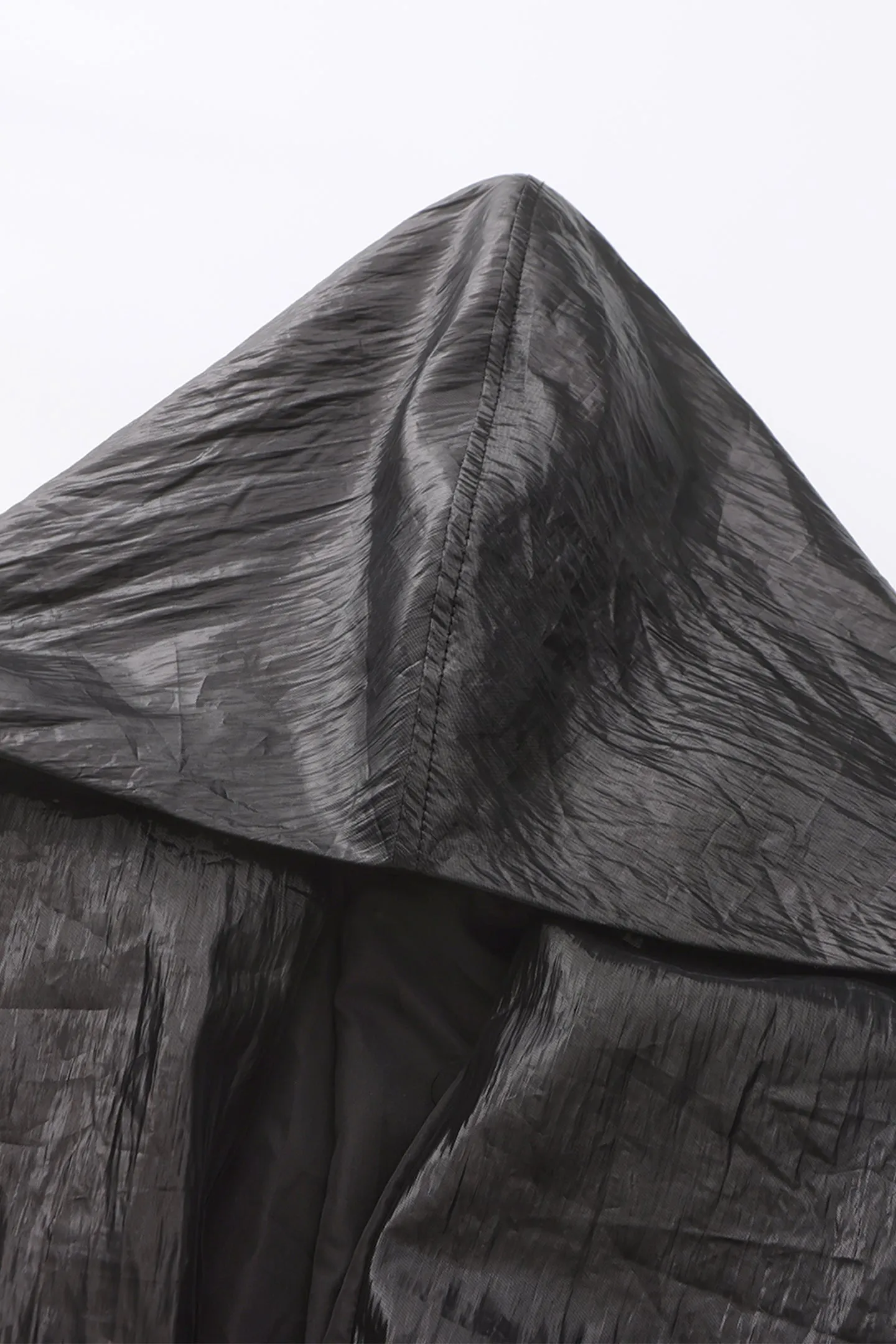 Disark Anniversary Limited Edition Textured Hooded Coat with Pleated Shoulders and Shoulder Pads