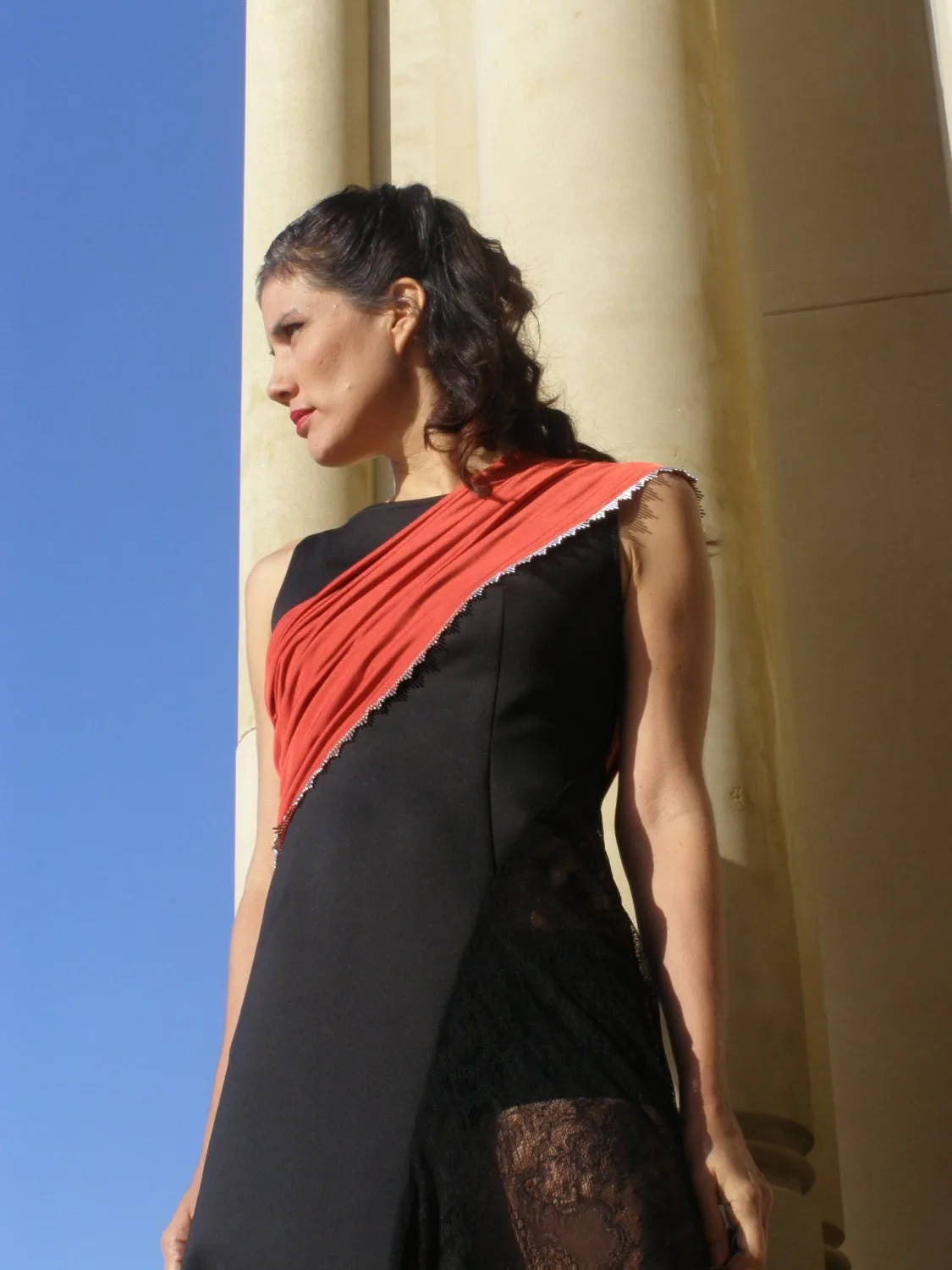 Eclectic Royal Evening Dress