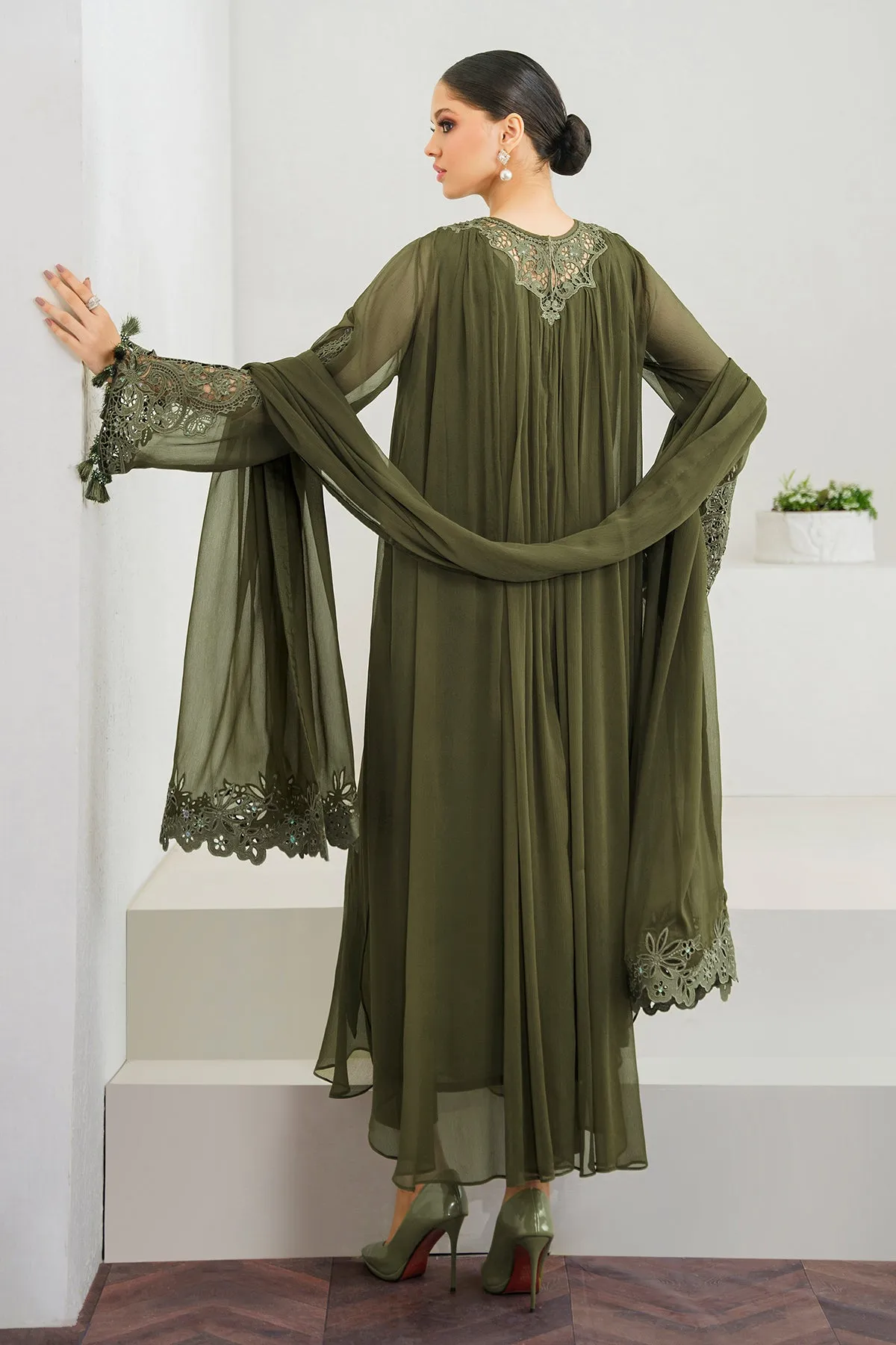 EMBROIDERED CHIFFON PR-902