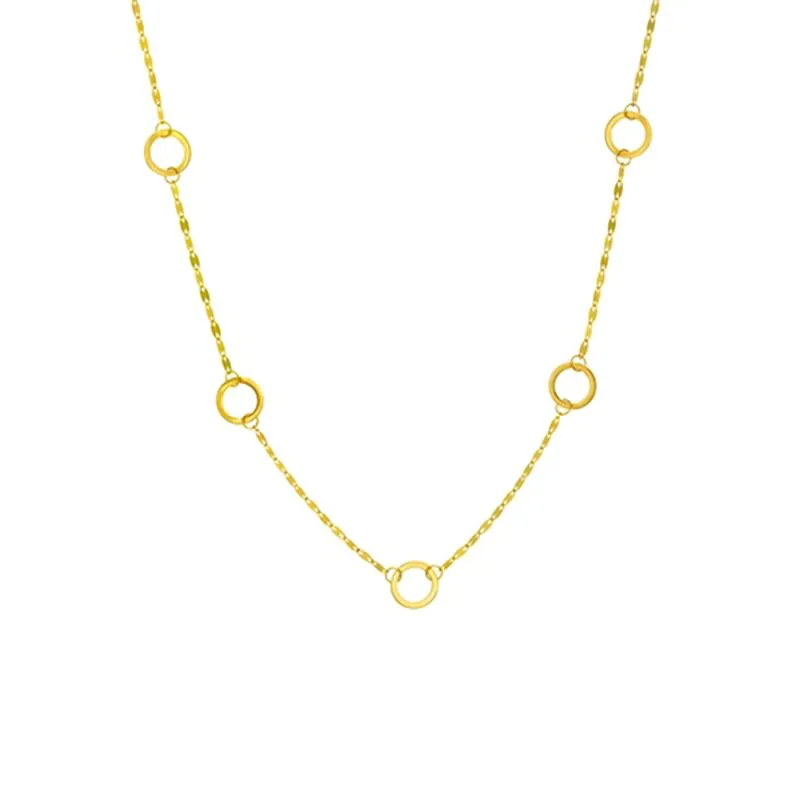FANCY CIRCLE NECKLACE