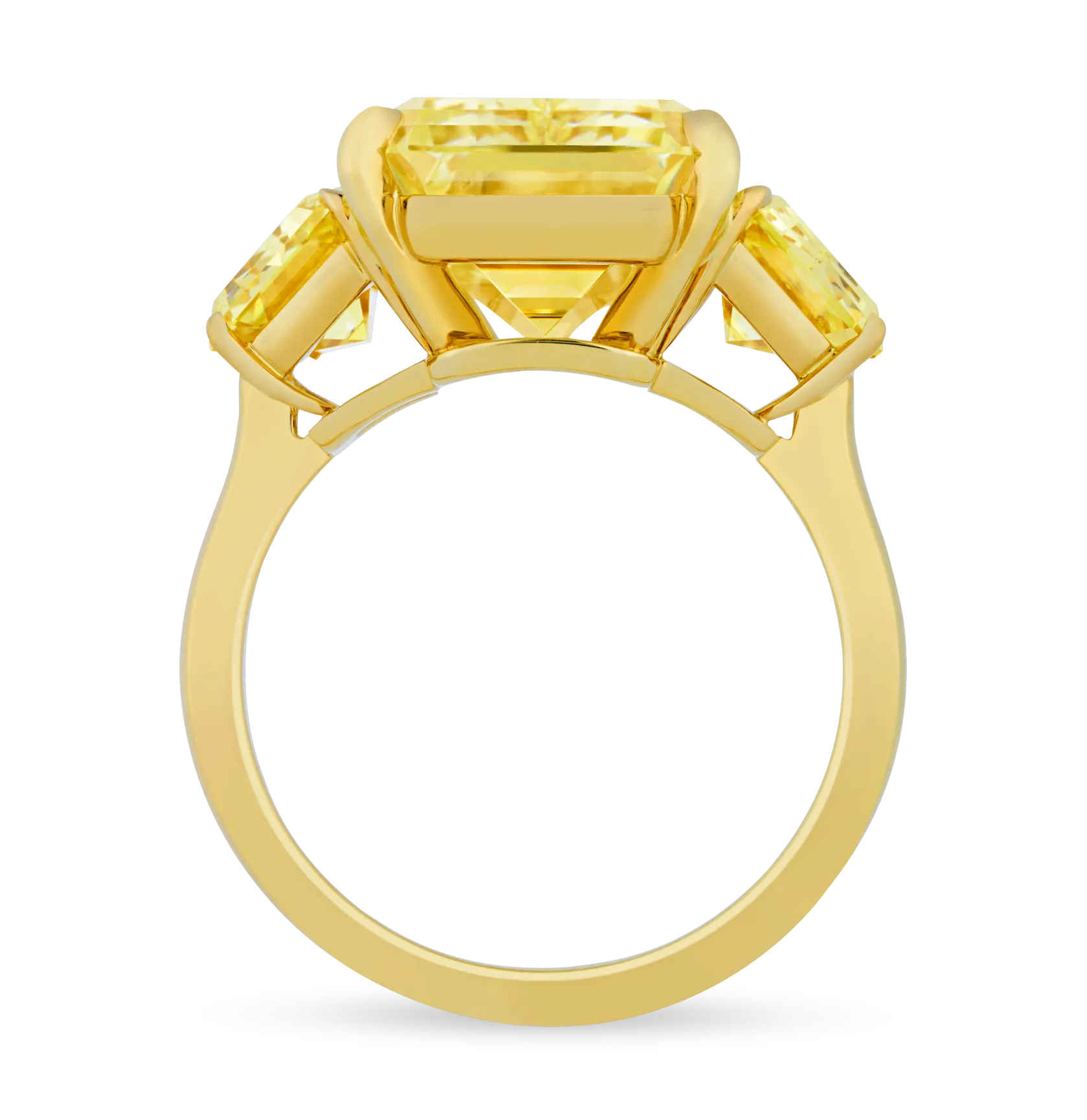 Fancy Intense Yellow Diamond Ring, 14.12 carats