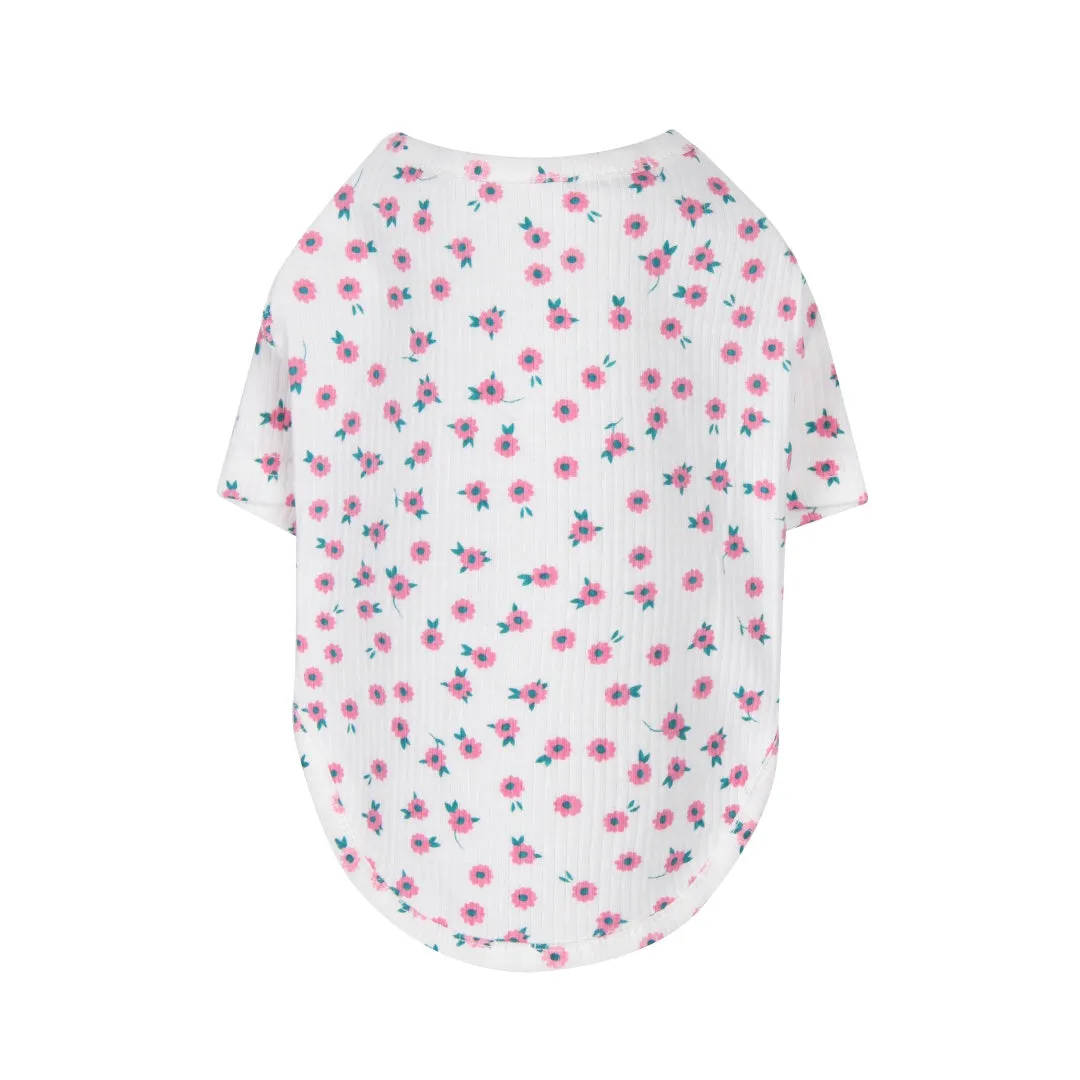 Forget-Me-Not Cozy Shirt - White