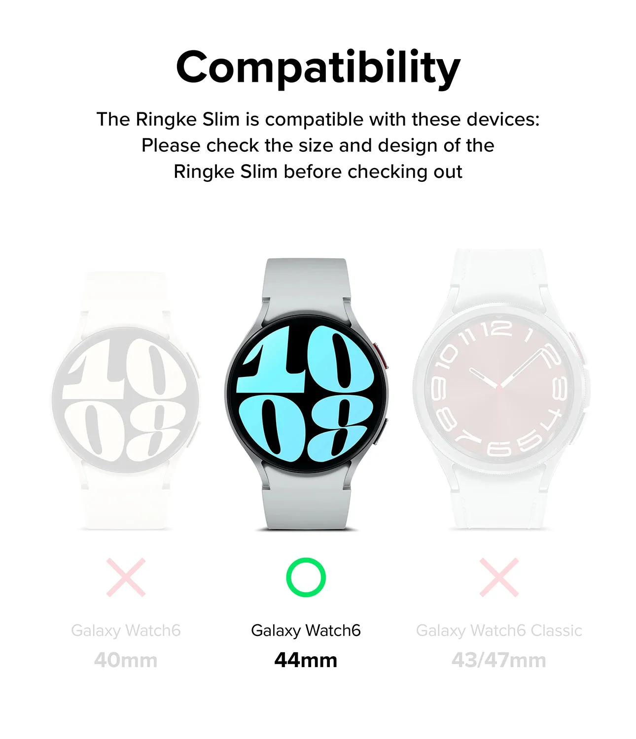 Galaxy Watch 6 44mm Case | Slim