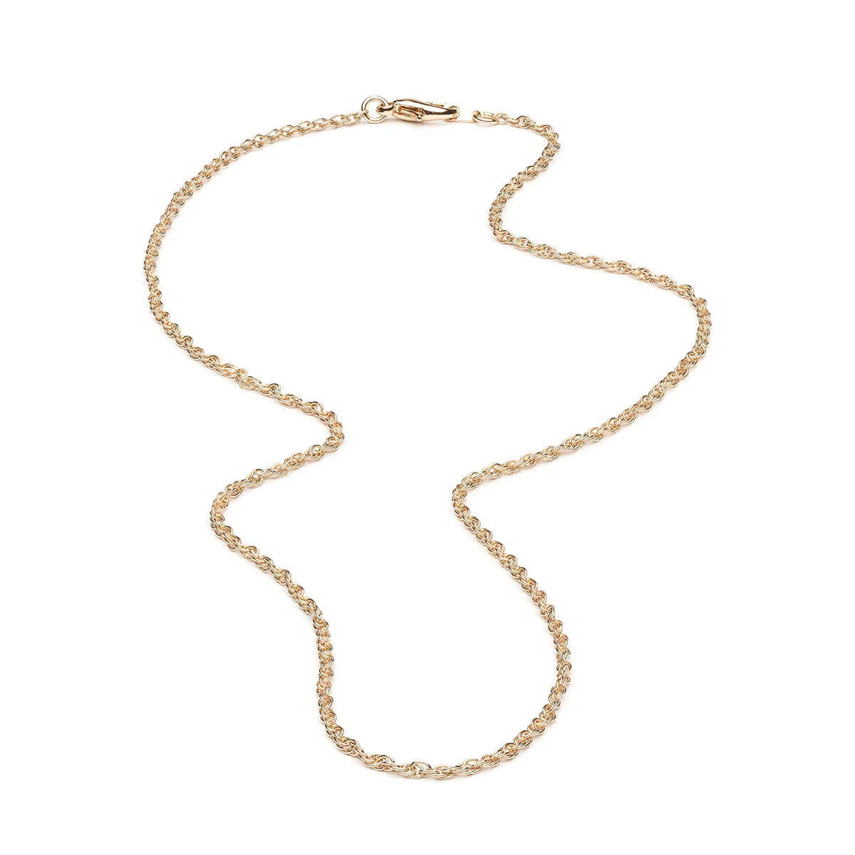 Gold Plated 20 Inch Fancy Chain Necklace