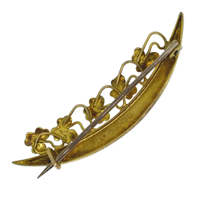 Gold Stock Pin