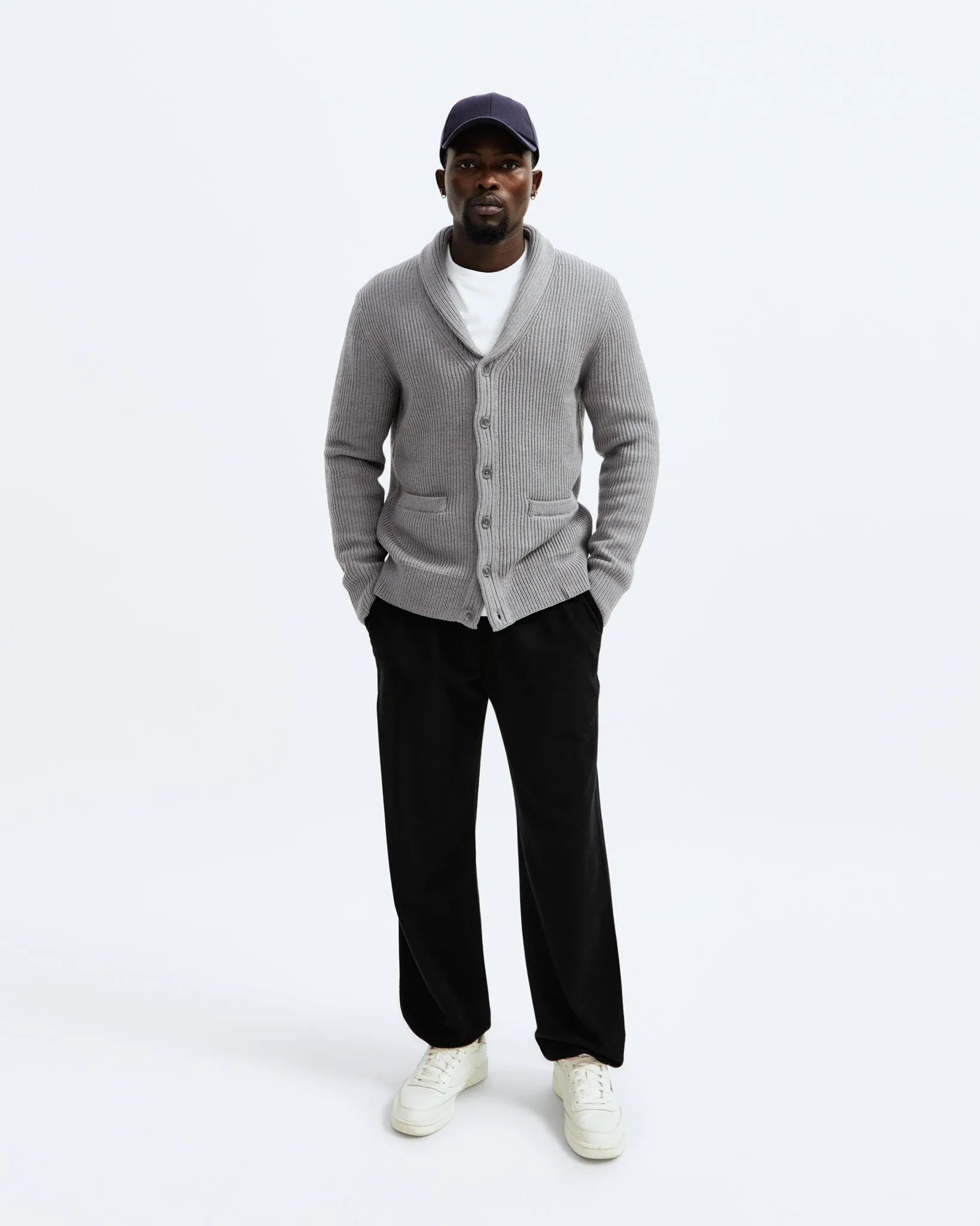 Heavyweight Merino Vinnie Cardigan