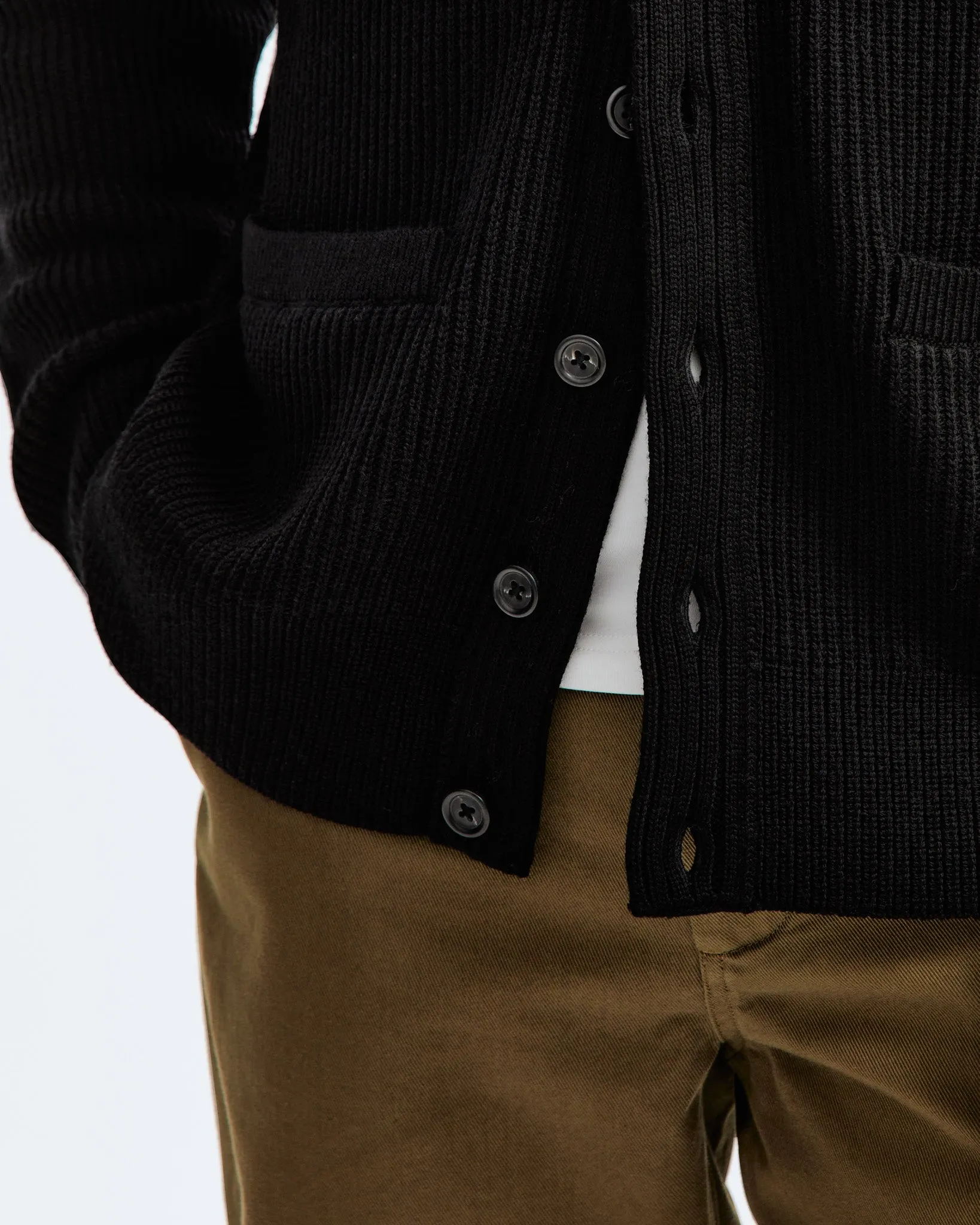 Heavyweight Merino Vinnie Cardigan
