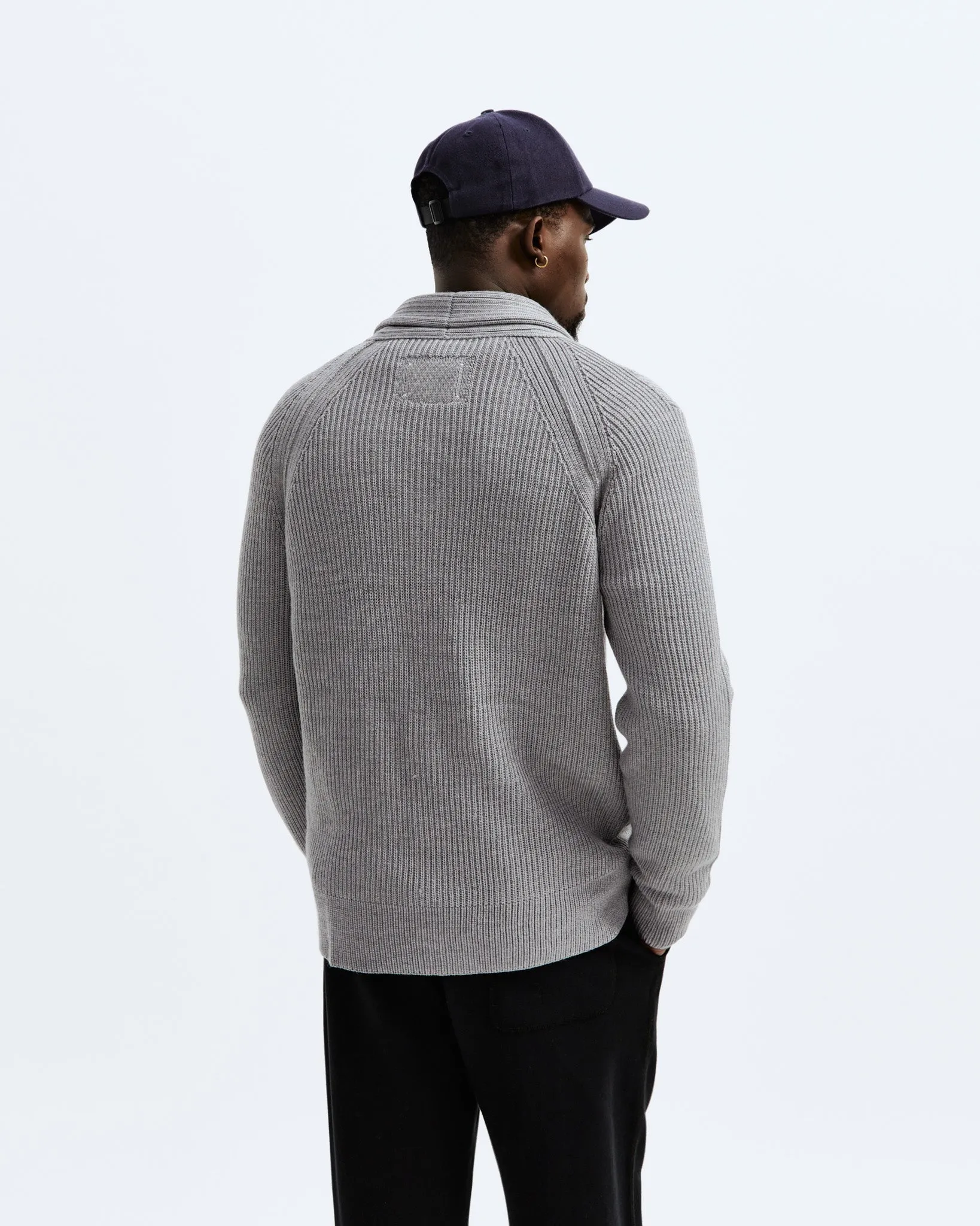 Heavyweight Merino Vinnie Cardigan