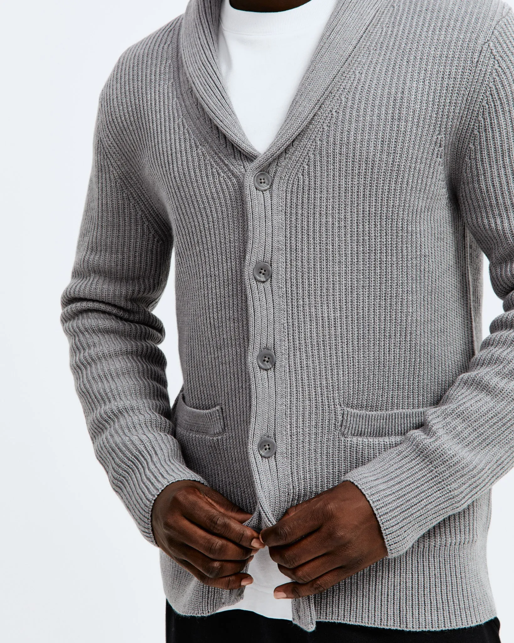 Heavyweight Merino Vinnie Cardigan
