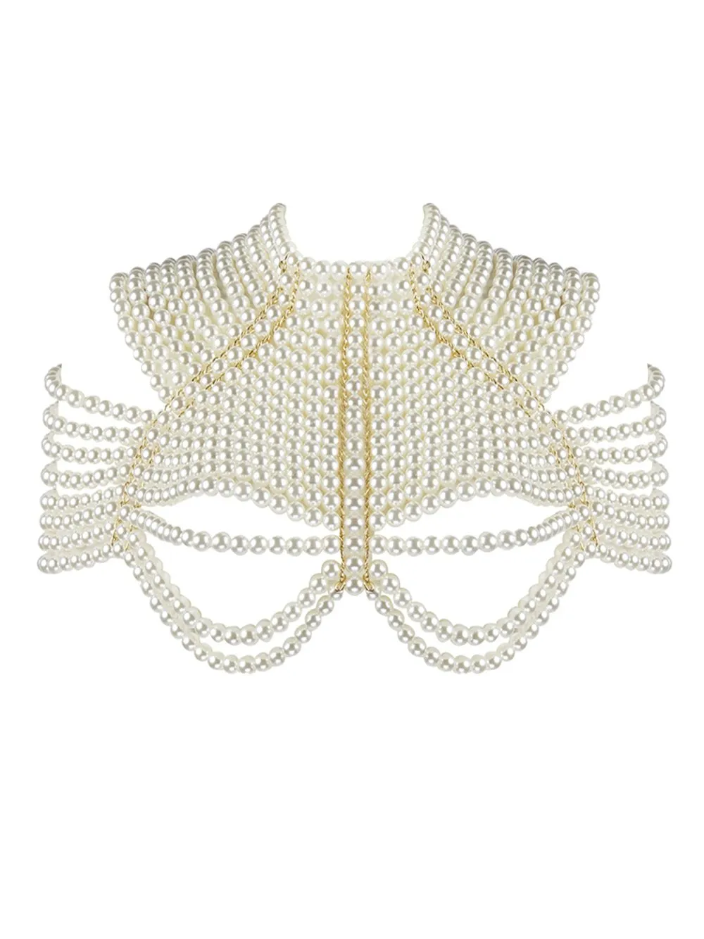 HILLSTONE Pearls Shawl