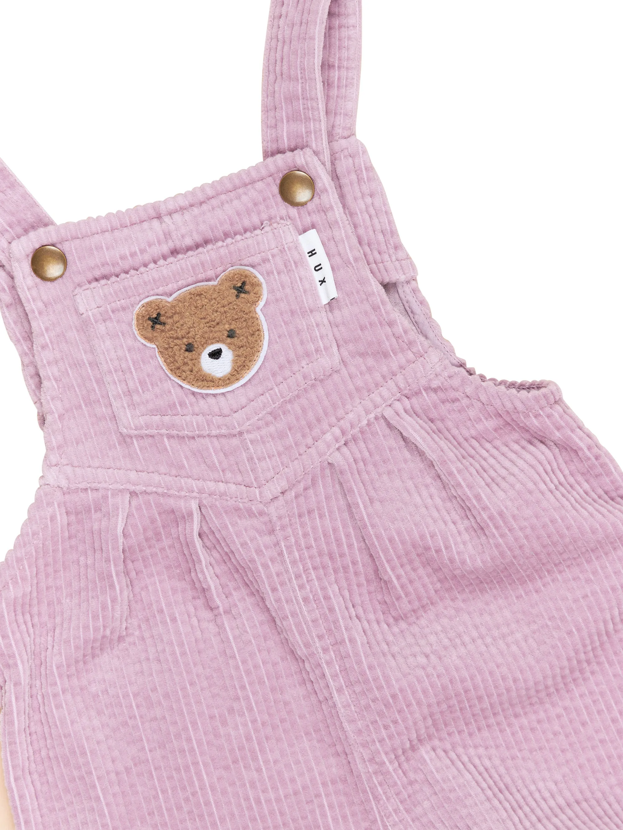 Huxbaby Cord Overalls - Orchid
