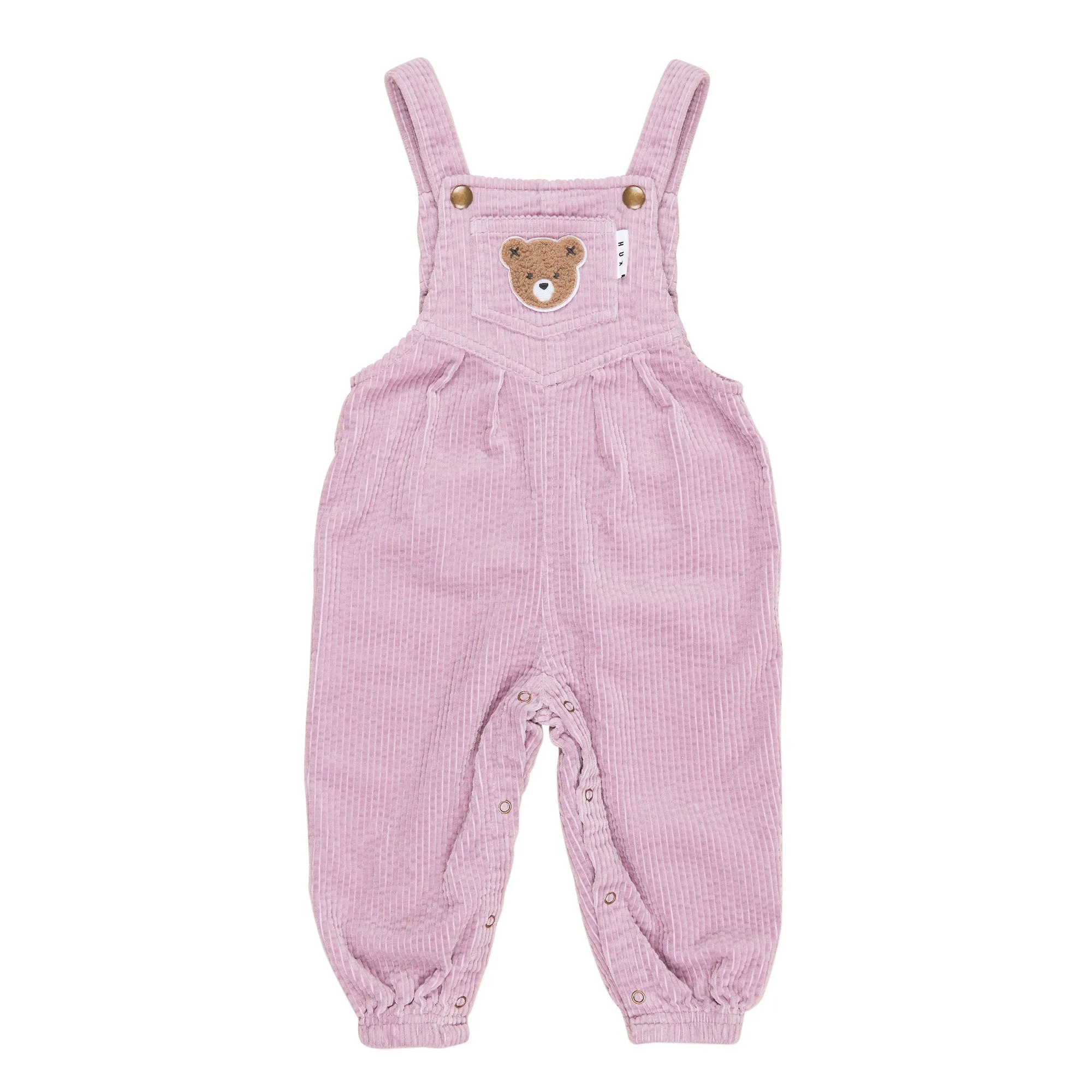 Huxbaby Cord Overalls - Orchid