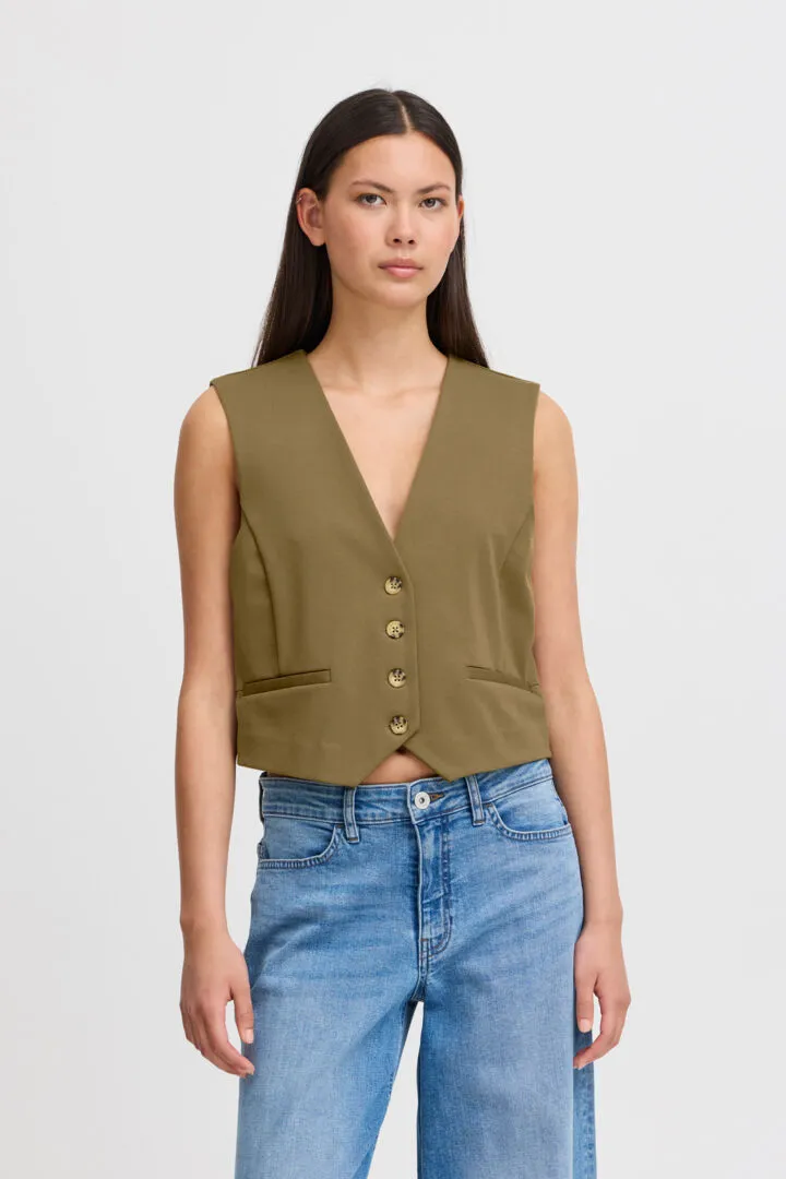 Ichi Simonse Waistcoat-Lizard-20121766