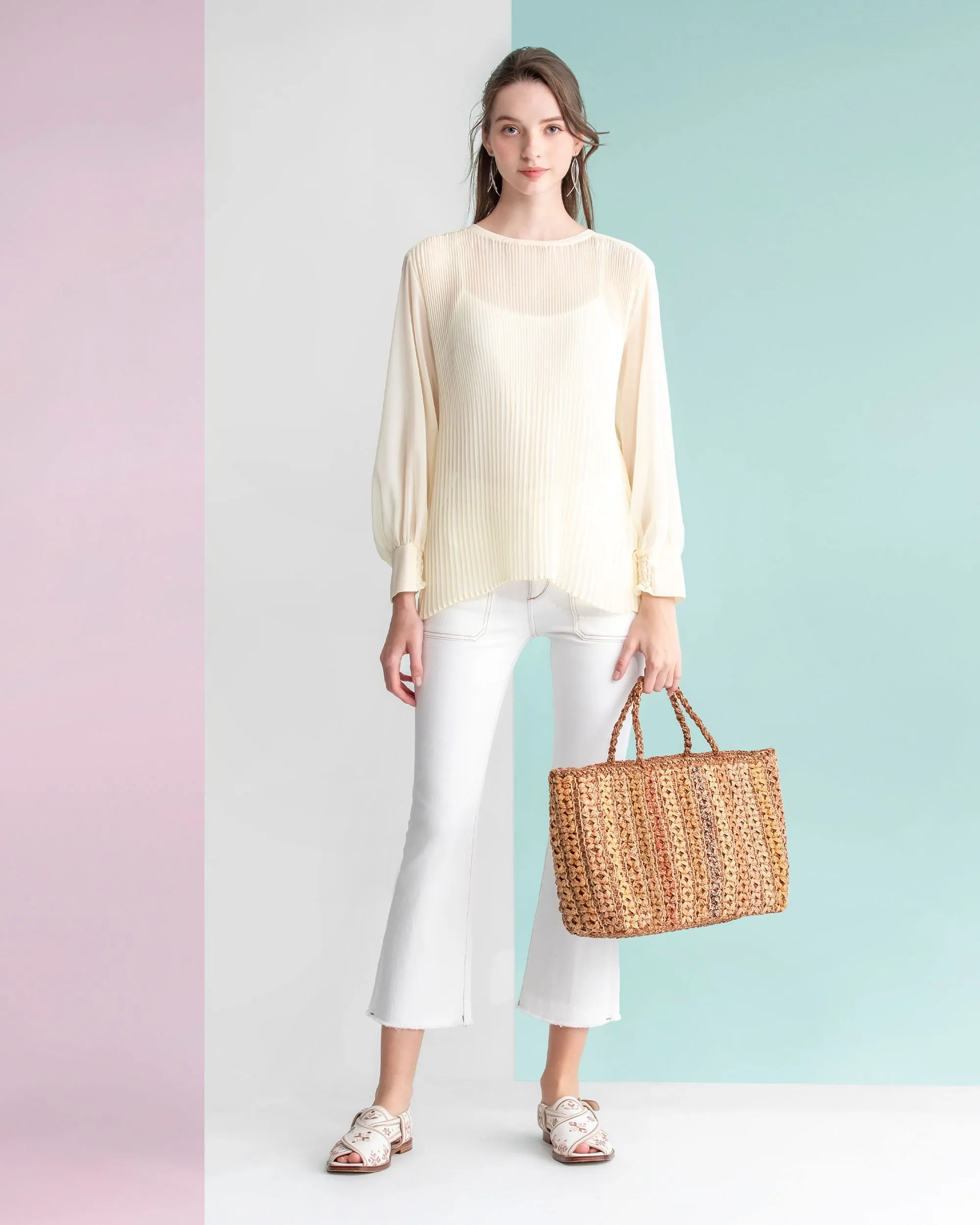 IJIIT Washable Chiffon Blouse