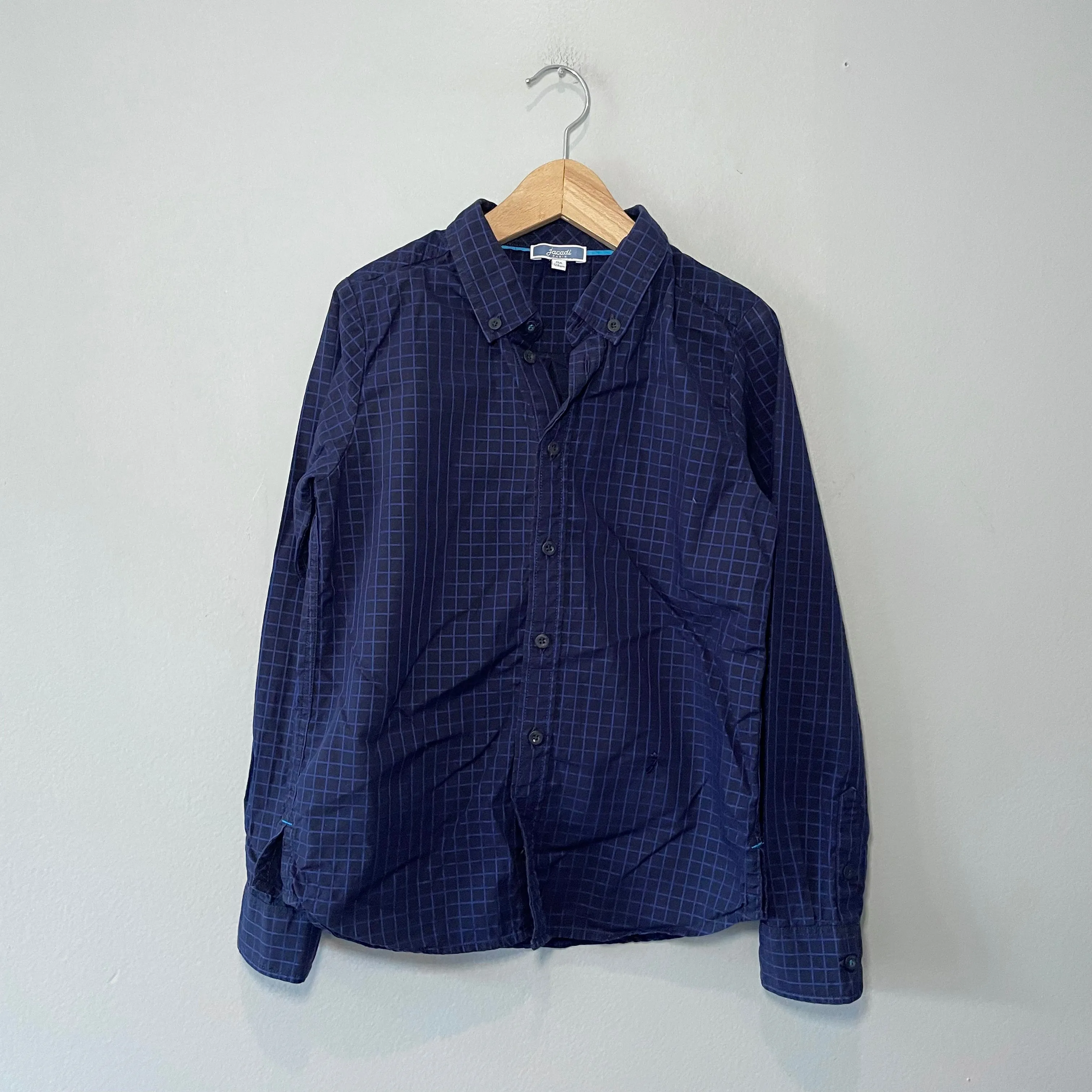 Jacadi / Navy dress shirt / 8Y