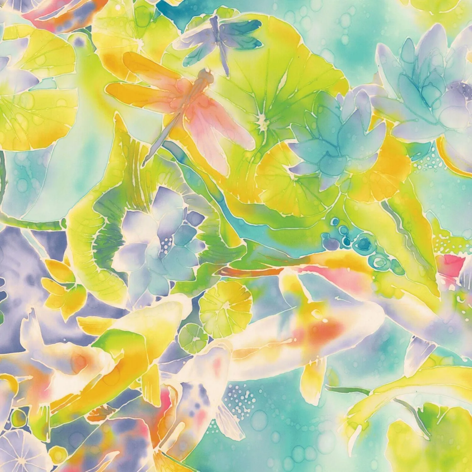 Janice Dress - Koi Pond