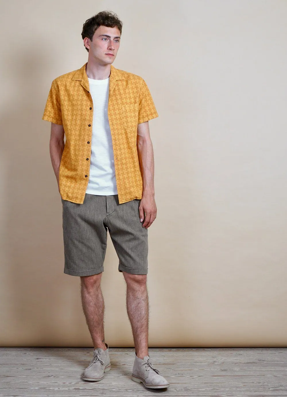 JONNY | Short Sleeve Shirt | Gold