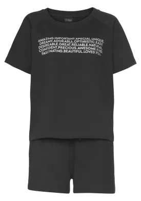 KangaROOS pajamas, black
