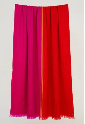 KASHMIR LOOM~ Fifty fifty shawl