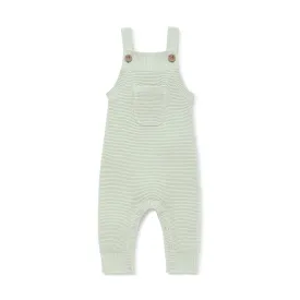 Knit Pocket Overalls | Sage