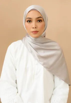 Laila Half Moon Shawl (Grey)