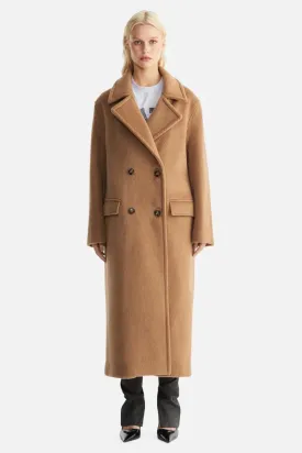 Lana Wool Coat Camel