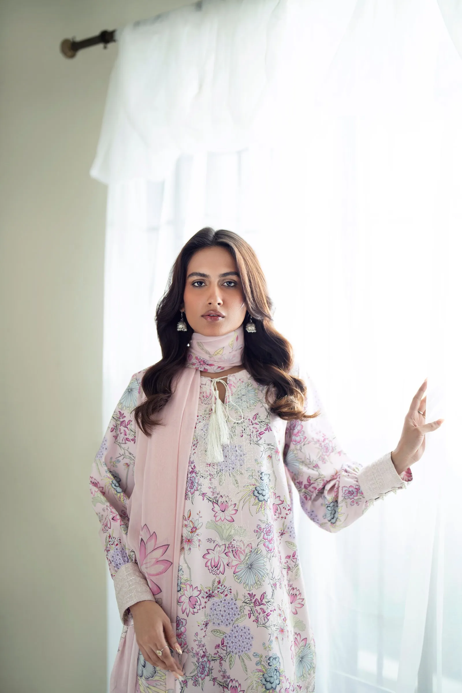 Lawn Digital Print Embroidery