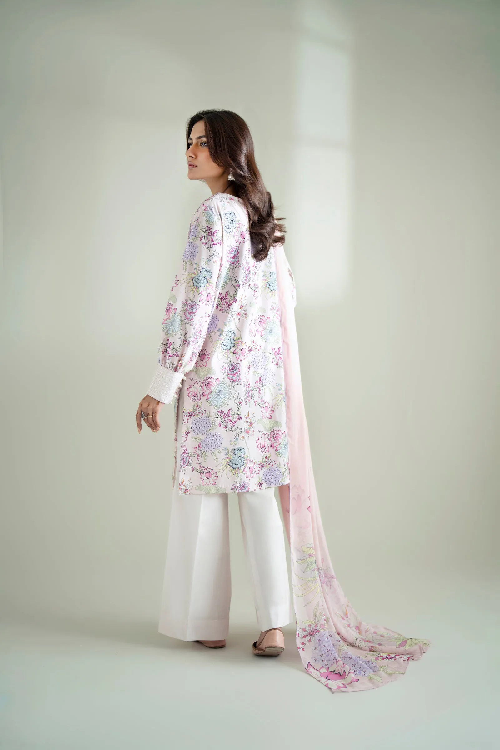 Lawn Digital Print Embroidery