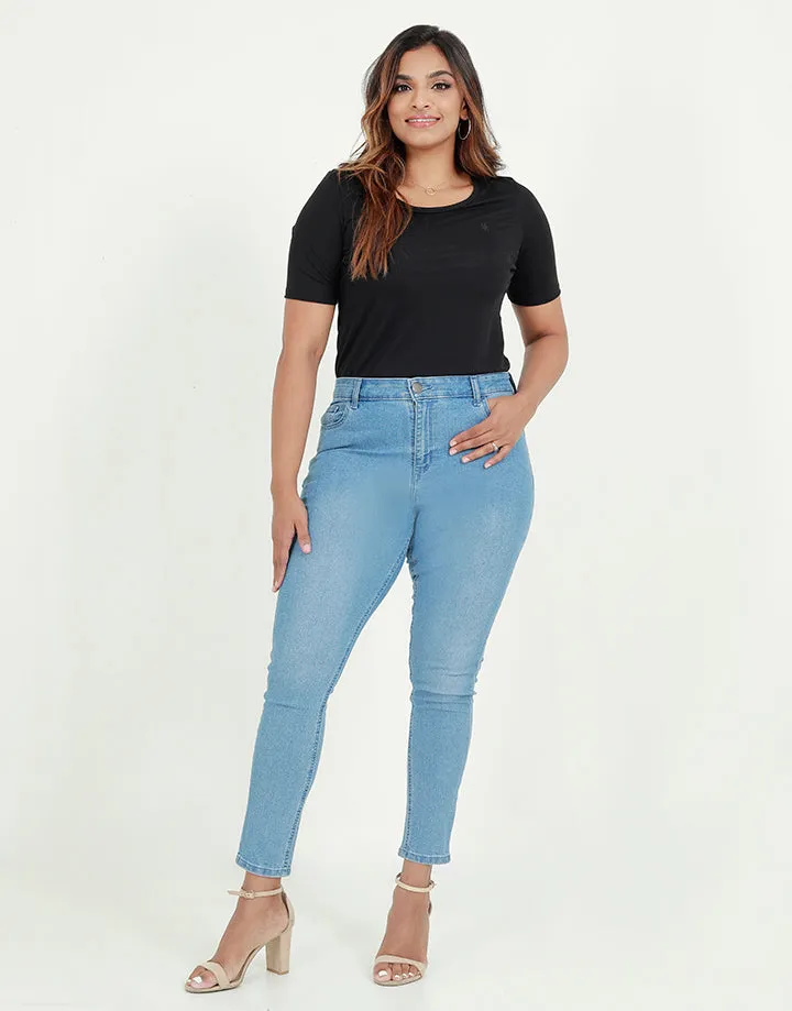 LICC Skinny Jeans with Belt Loops