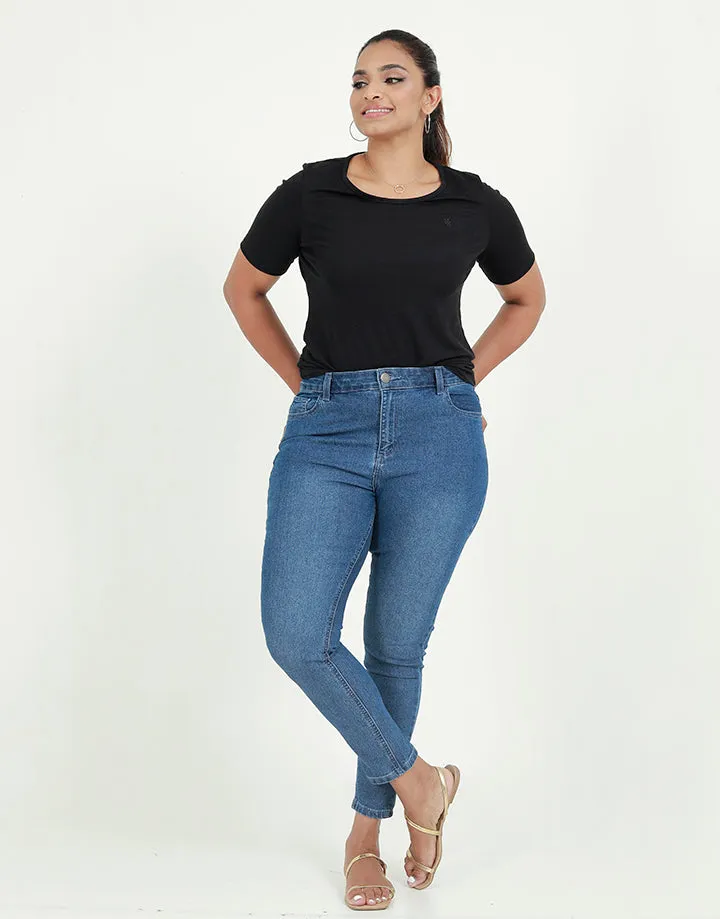 LICC Skinny Jeans with Belt Loops