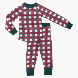 Lola   Taylor - Two-Piece Pajamas in Tartan Plaid