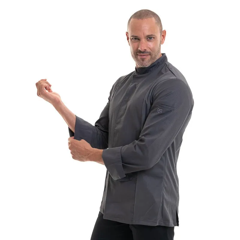 Long Sleeve Gray Cook Coat - Siaka - Robur