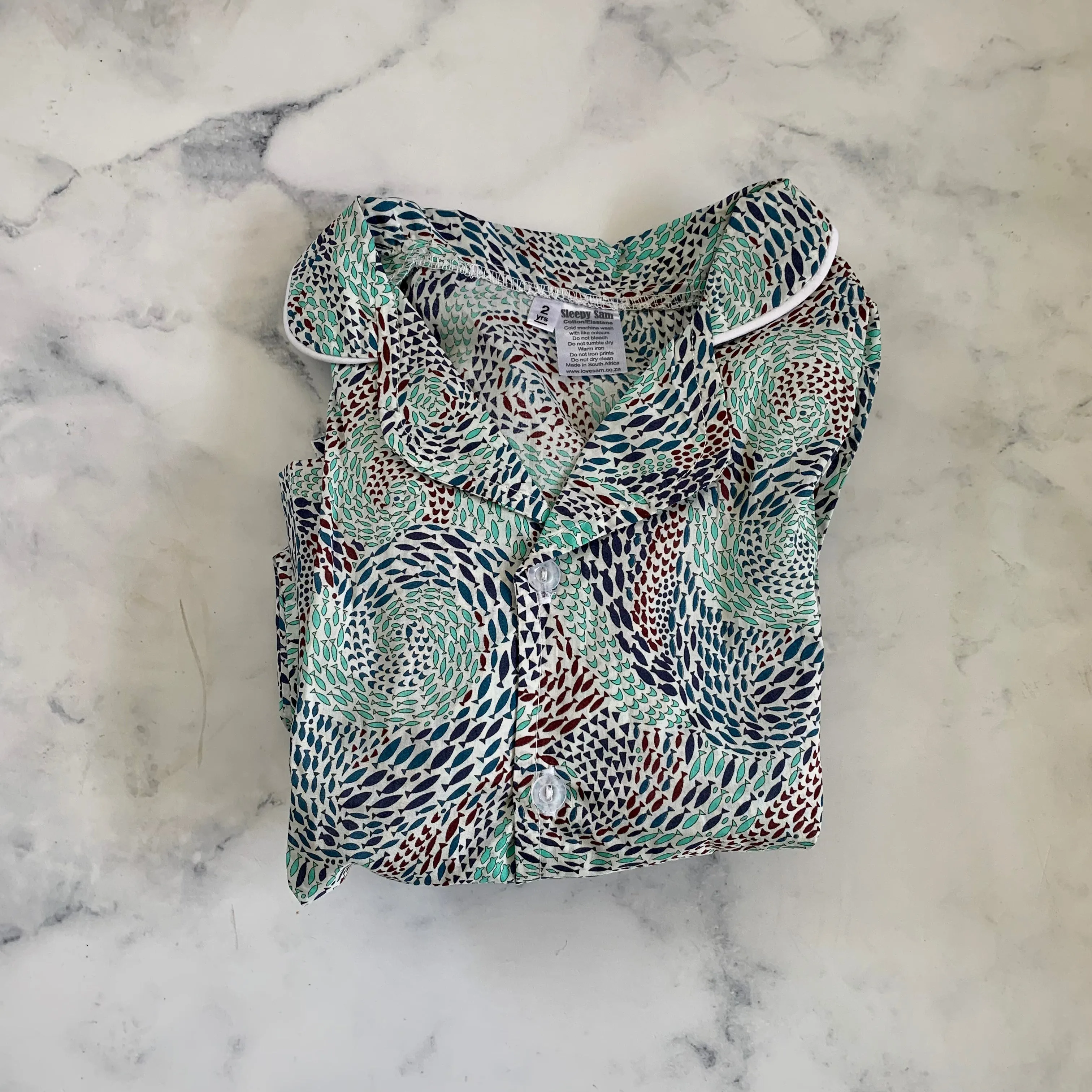 Long Sleeve Swirls Pajamas