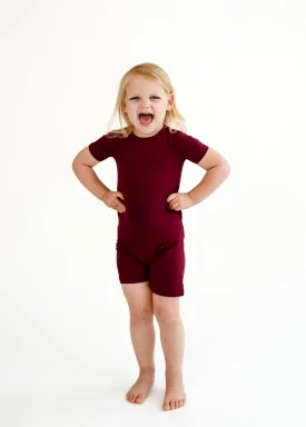 Mahogany | Short Sleeve Pajamas