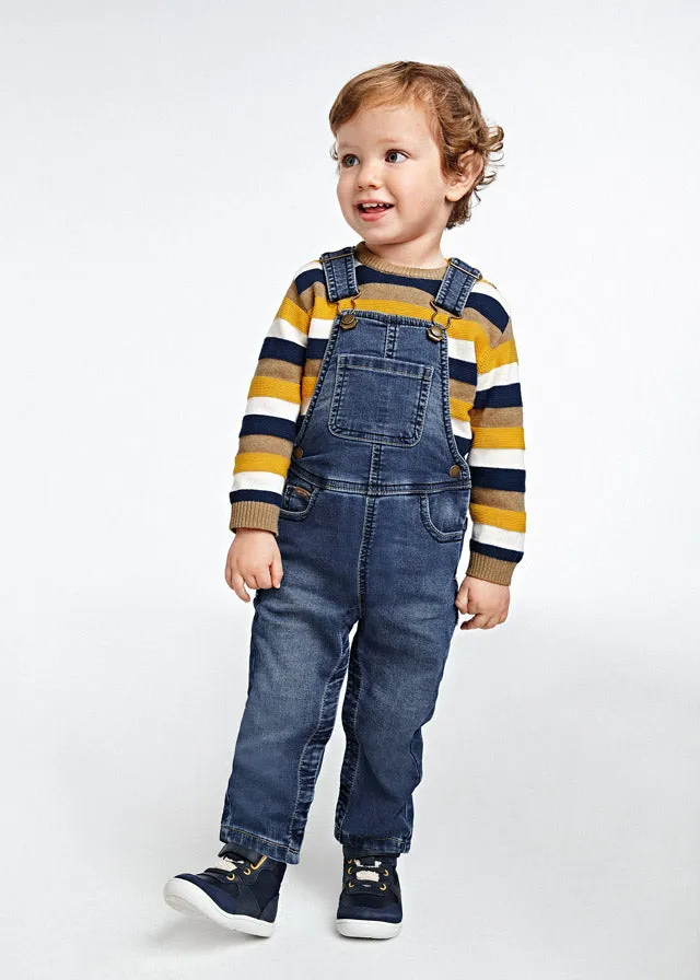 Mayoral - Baby Boys Soft Denim Overalls