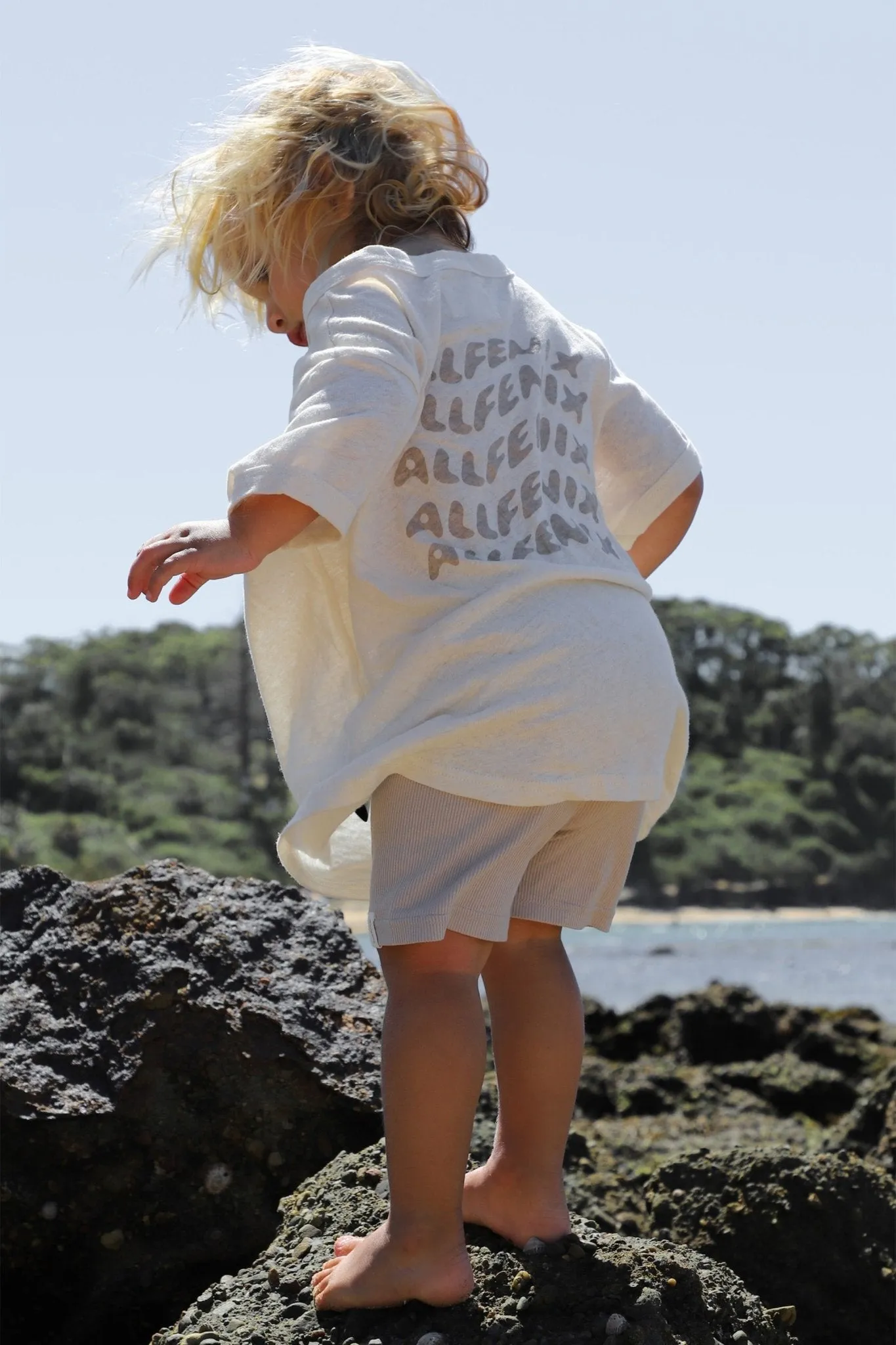 Mini Waves Tee (Cream)