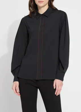 Nera Pleated Sleeve Shirt