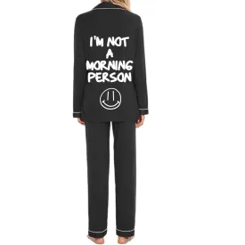 Not a Morning Person Pajama Set Bamboo L/S